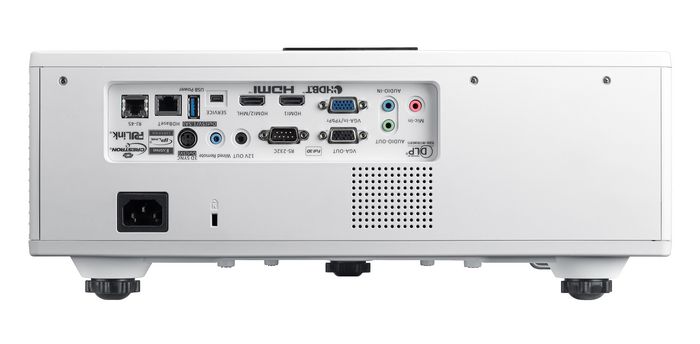 Optoma ZU500TST, DLP, 1920x1200, 5000 lum, 16:10, VGA, HDMI, 3.5mm, RS-232, USB, RJ-45, HDBaseT, 12V, RMS 2x 10 W, 405x387x159 mm, white - W125360394