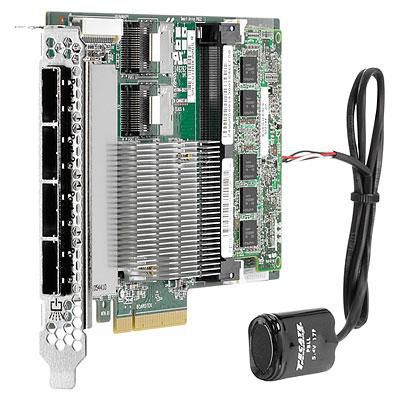 Hewlett Packard Enterprise Smart Array P822 SAS controller PC board, PCIe full-height half-length - Has two internal mini-SAS connectors and four external mini-SAS connectors, 6Gb/sec transfer rate - W124773219