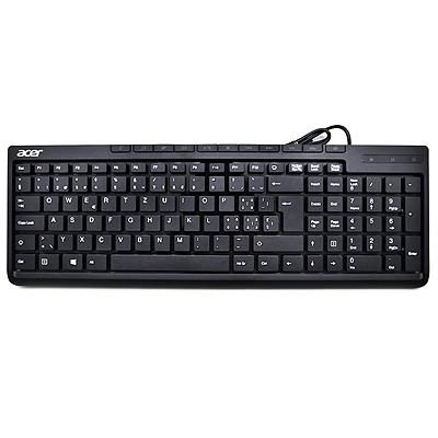 Acer Keyboard LITE-ON SK-9621B USB Black German - W125159306