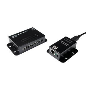 LogiLink USB 2.0 Cat.5 Extender, 50m max, 4-Port Hub, PoE - W124790893