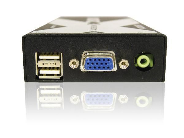 Adder Receiver & Transmitter, 300m, 1920 x 1200 Max, VGA, USB, Audio 3.5mm Jack, RJ45 - W124878503