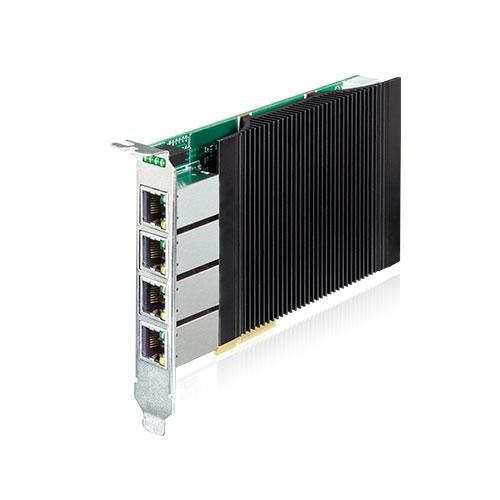 Planet 4-Port 10/100/1000T 802.3at PoE+ PCI Express Server Adapter (120W PoE budget, PCIe x4, -10~60 degrees C) - W125082706