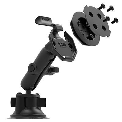 Genuine RAM RAM-B-166-202AU SUCTION CUP WINDOW MOUNT with CAMERA STUD MOUNTING BASE suitable for spotting scopes (SKU 6416)