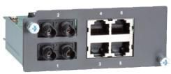 Moxa Gigabit and Fast Ethernet modules for PT Series rackmount Ethernet switches - W124914781