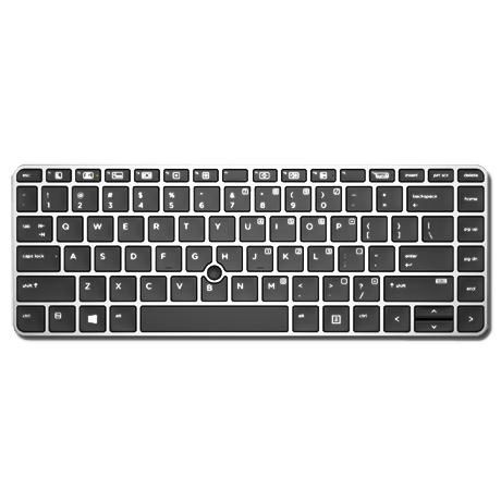 HP Backlit privacy keyboard with Point Stick (United Kingdom) - W125291142