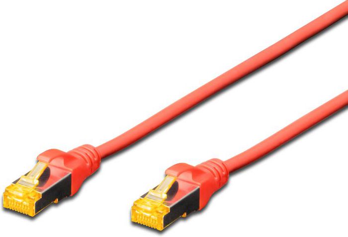 MicroConnect S/FTP CAT6A 1M Red Snagless - W124674862