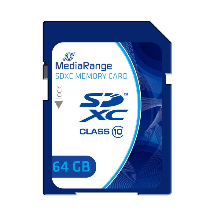MediaRange SDXC Memory Card 64GB Class 10 - W124983232