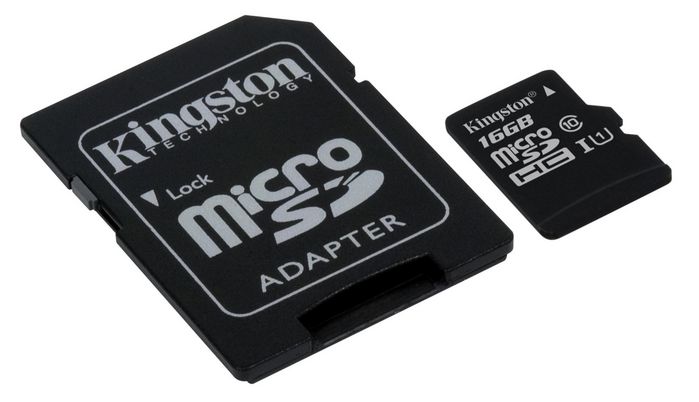 Kingston microSDHC Class 10 UHS-I Card 16GB - W125341853