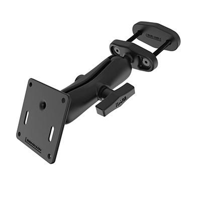 RAM Mounts RAM 2" Square Post Clamp Mount with 75x75mm VESA Plate - W124570260