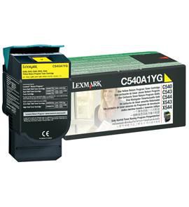 Lexmark C54x, X54x Yellow Return Programme Toner Cartridge (1K) - W125046767