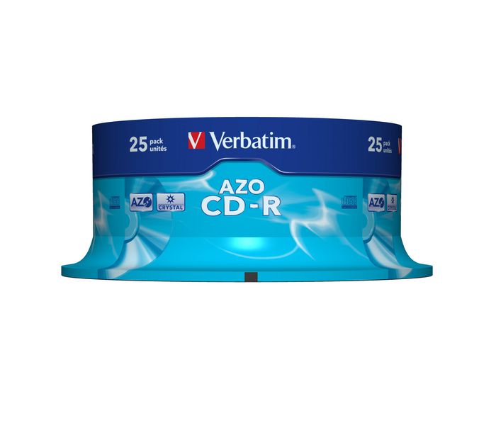 Verbatim CD-R AZO Crystal, 700MB, 52x - W125181369