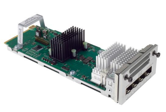 Cisco 4 x Gigabit Ethernet network module for Cisco Catalyst 3850, Spare - W126655204
