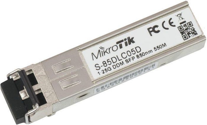 MikroTik 1.25G, 850nm Dual LC connector, 550m, MM, DDMI - W124986175