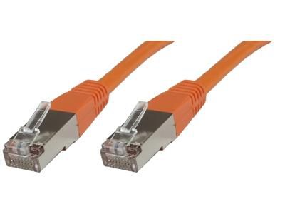 MicroConnect CAT6 S/FTP Network Cable 0.25m, Orange - W124975388