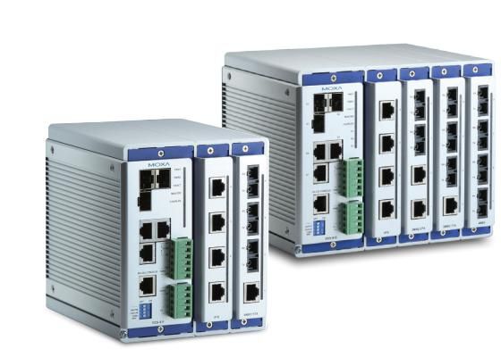 Moxa 16+3G-port compact modular managed Ethernet switches - W125018769