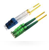 MicroConnect Optical Fibre Cable, LC-E2000, Singlemode, Duplex, OS2 (Yellow) 12m - W128434981