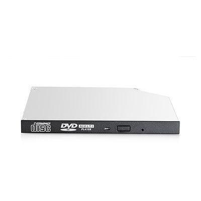 Hewlett Packard Enterprise DVD-ROM optical drive (Jack Black color) - SATA interface, 9.5mm slimline form factor - W125071913
