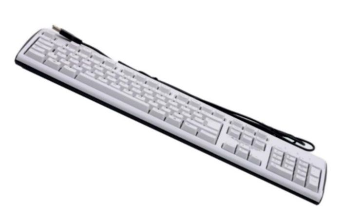 HP Keyboard (German), USB, Grey - W124832543