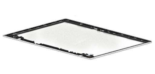HP Display rear cover (includes wireless antennas) Models with an HD webcam - W125325406
