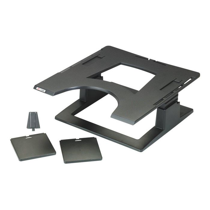 3M Adjustable Notebook Riser, Black - W124754344