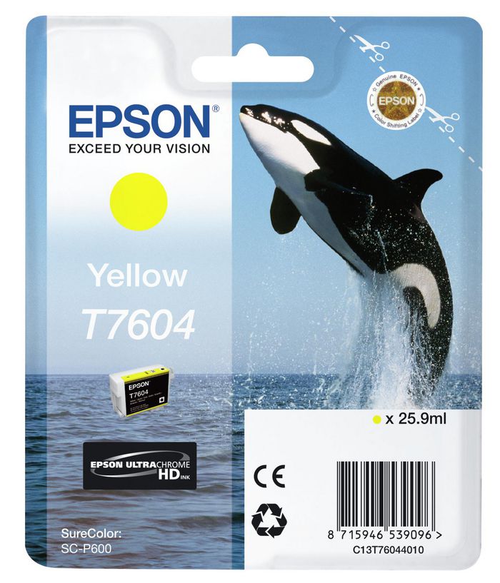 Epson T7604 Jaune - W124846370