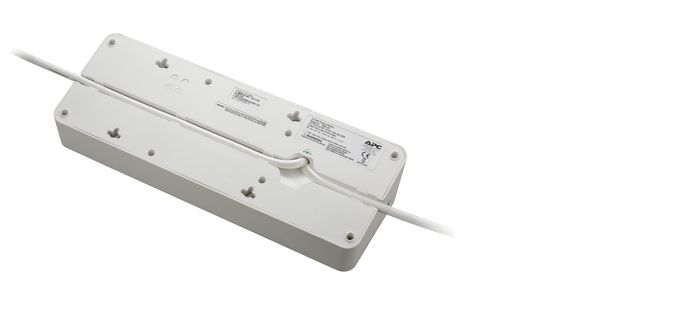 APC 8 x CEE 7 Schuko Outlets, 230V In, 2690 J, 2.0m Cable, Germany - W124690551