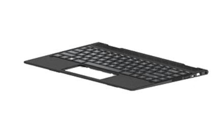 HP Top cover with backlit keyboard, Non-privacy - W124760616