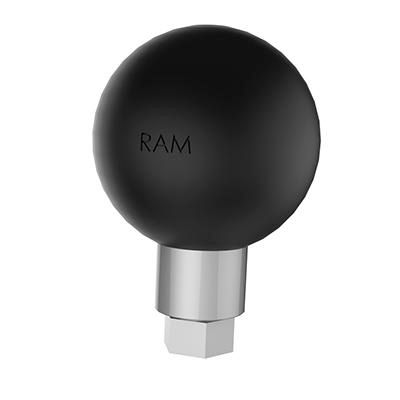 RAM Mounts RAM Ball Adapter with 1/4" - 20" Female Threaded Hole and Hex Post - W125169895