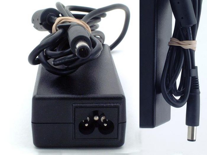 HP AC Smart power adapter (90 watt) - 100-240VAC input, 47-63Hz - 19.0VDC output, 4.74A, 90 watts, with power factor correction (PFC) - Does NOT include power cord - W125071929
