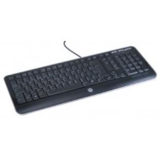 HP Wired Keyboard Black, USB - W124524975