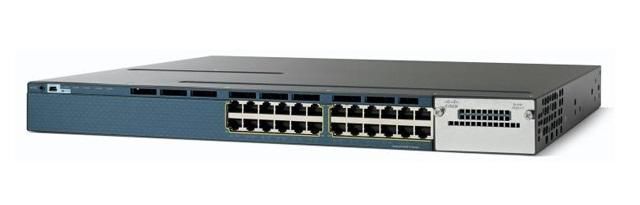 Cisco Standalone 24 10/100/1000 Ethernet PoE+ ports, with 715W AC power supply 1 RU, IP Services feature set - W124586592