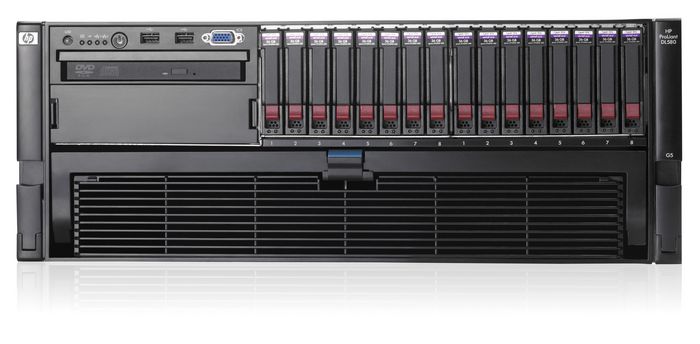 Hewlett Packard Enterprise New 438084001 DL580 G5 E7340 X 2 40 2X4 4P 8GB P4I 512 DVD RPS Redundant Power Supply - W124473025