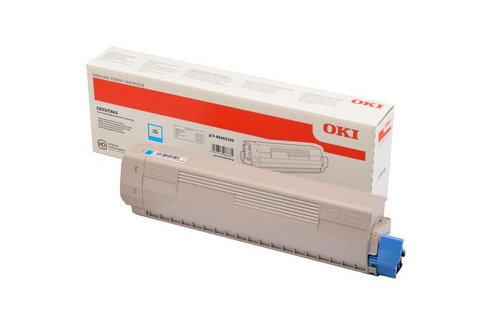 OKI Cyan Large capacity toner cartridge, 10000 pages - W125020617