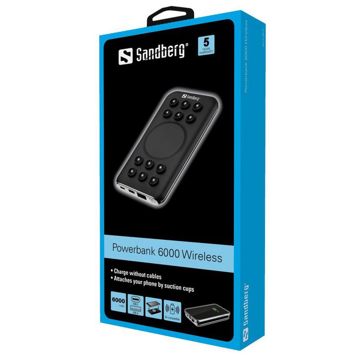 Sandberg Powerbank 6000 Wireless USBC - W124714496