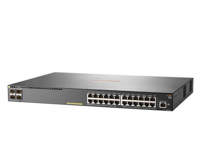 Hewlett Packard Enterprise Aruba 2930F 24G PoE+ 4SFP Switch - W124858120