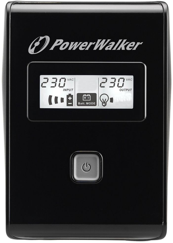 PowerWalker PowerWalker VI 650 LCD - 650VA / 360W, 160-290VAC, 50/60Hz, 12V / 7Ah, USB, RJ11, 4.3 kg - W124897003