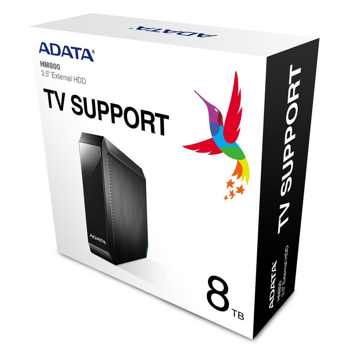 ADATA 4TB, USB 3.2, 177.3 x 117 x 34mm, Black - W125144751