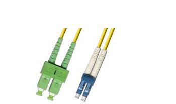 MicroConnect Optical Fibre Cable, SC-LC, Singlemode, Duplex, OS2 (Yellow) 10m - W124550558