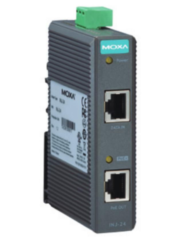 Moxa Gigabit IEEE 802.3af/at PoE+ injectors - W124619116