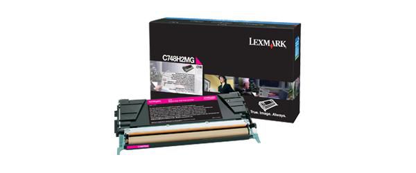 Lexmark C748 Magenta High Yield Toner Cartridge - W125316529