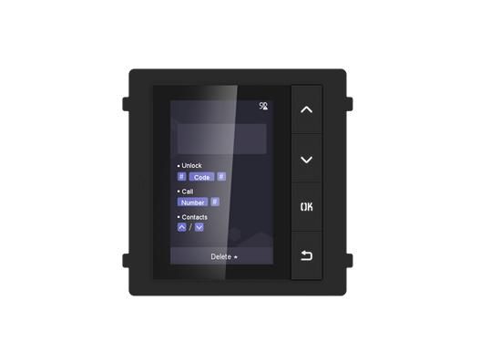 Hikvision Painel exterior estação de porta modular com ecrã tátil 3.5" para videoporteiro série KD8 Pro - W124949028