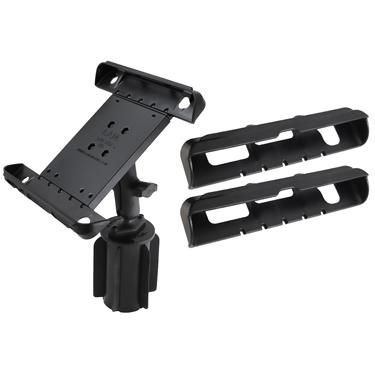 RAM Mounts RAM Tab-Tite Large Tablet Holder with RAM-A-CAN II Cup Holder Mount - W124670592
