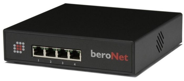 beroNet BRI Ports x 2, 10/100 Mbit LAN, FXS Ports x 2 - W124591757