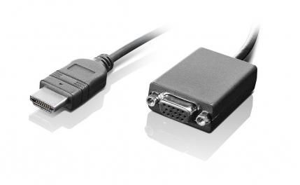 Lenovo HDMI to VGA Adapter, 20 cm - W124796301