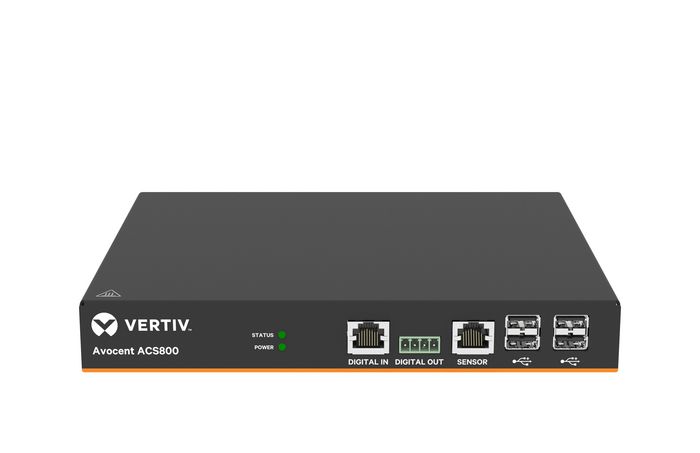 Vertiv 8-Port ACS800 Serial Console with external AC/DC Power Brick - Jumper cord: Plug C14 to connector C13 - W124644979