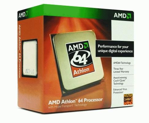 AMD Athlon 3400+, 2.2GHz, Socket 754. tray, L2 Cache 1MB - W124645013