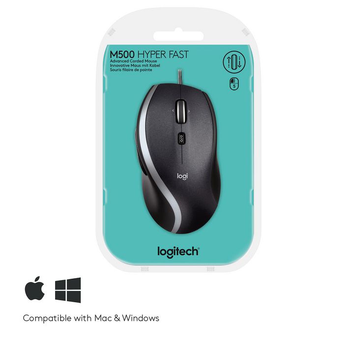 910-003726, Logitech M500 corded mouse | EET
