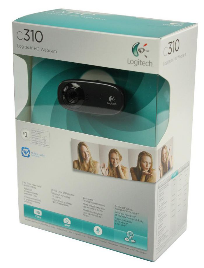 Logitech C310 HD webcam 5 MP - W124639804
