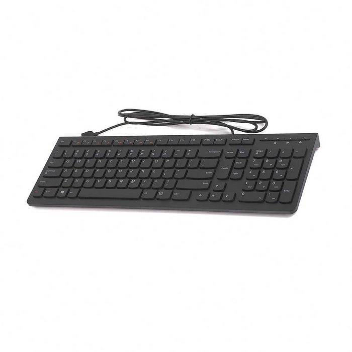 Lenovo Full-size USB keyboard, black - W124605850