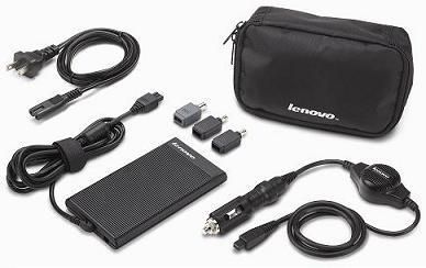 Lenovo ThinkPad & IdeaPad 90W Slim AC/DC combo adapter + US Line Cord - W125013757